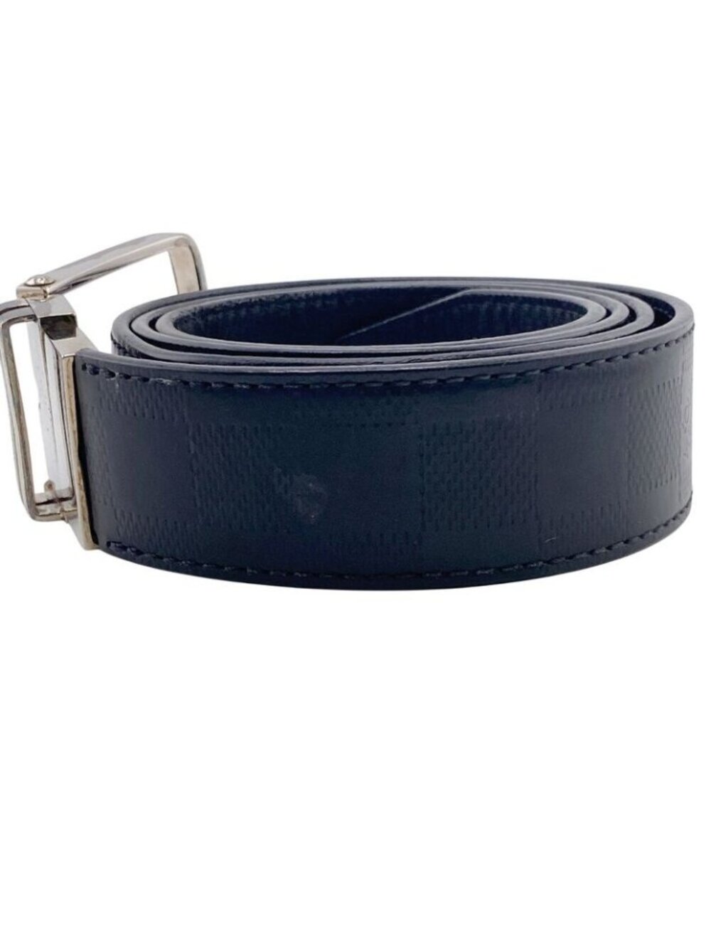 Louis Vuitton M9674 Damier Infini Belt Brand Jeans Dress Casual Business Black - Picture 2 of 9